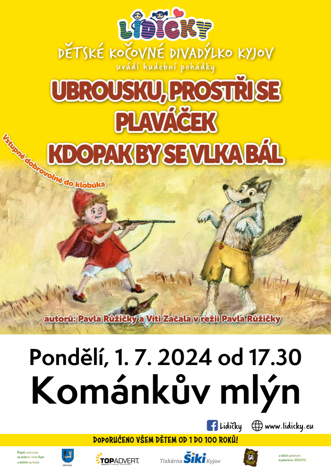 Náhledový obrázek článku: Kočovné divadýlko Lidičky na mlýně